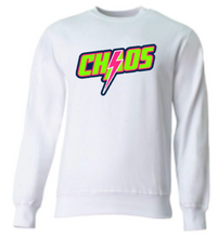 Load image into Gallery viewer, YOUTH/UNISEX-  Crewneck drifit OR cotton sweatshirt - Chaos Design
