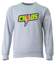 Load image into Gallery viewer, YOUTH/UNISEX-  Crewneck drifit OR cotton sweatshirt - Chaos Design
