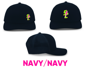 SC logo embroidered - Pacific 104c or Richardson 112 snapback