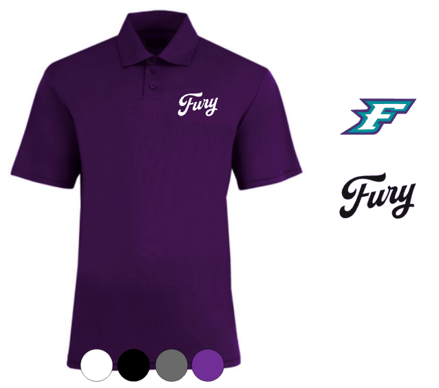 A4 Mens Sprint Polo Embroidered- Fury