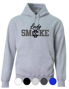 ADULT A4 Cotton Hooded Sweatshirt- Lady Smoke