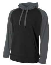 Load image into Gallery viewer, ADULT A4 Color Block Tech Fleece Hoodie- N4234

