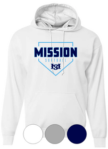 Adult & Youth- Mission Softball Plate- Hoodie