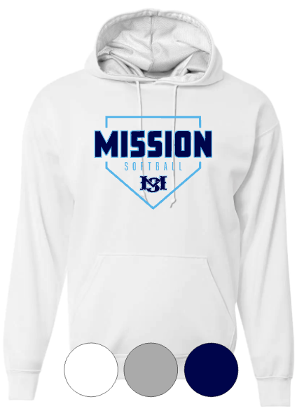 Adult & Youth- Mission Softball Plate- Hoodie