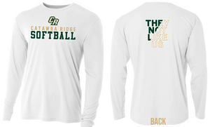 Adult & Youth- CR Softball, "They Not Like Us" on back LS TEE