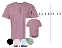 Load image into Gallery viewer, Adult Softstyle Short Sleeve Tee: FAITH OVER FEAR *FRONT &amp; BACK*
