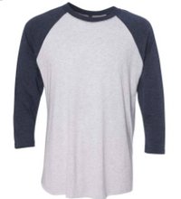 Load image into Gallery viewer, ADULT FCMS Baseball Raglan tee- **CHOICE OF DESIGNS!**
