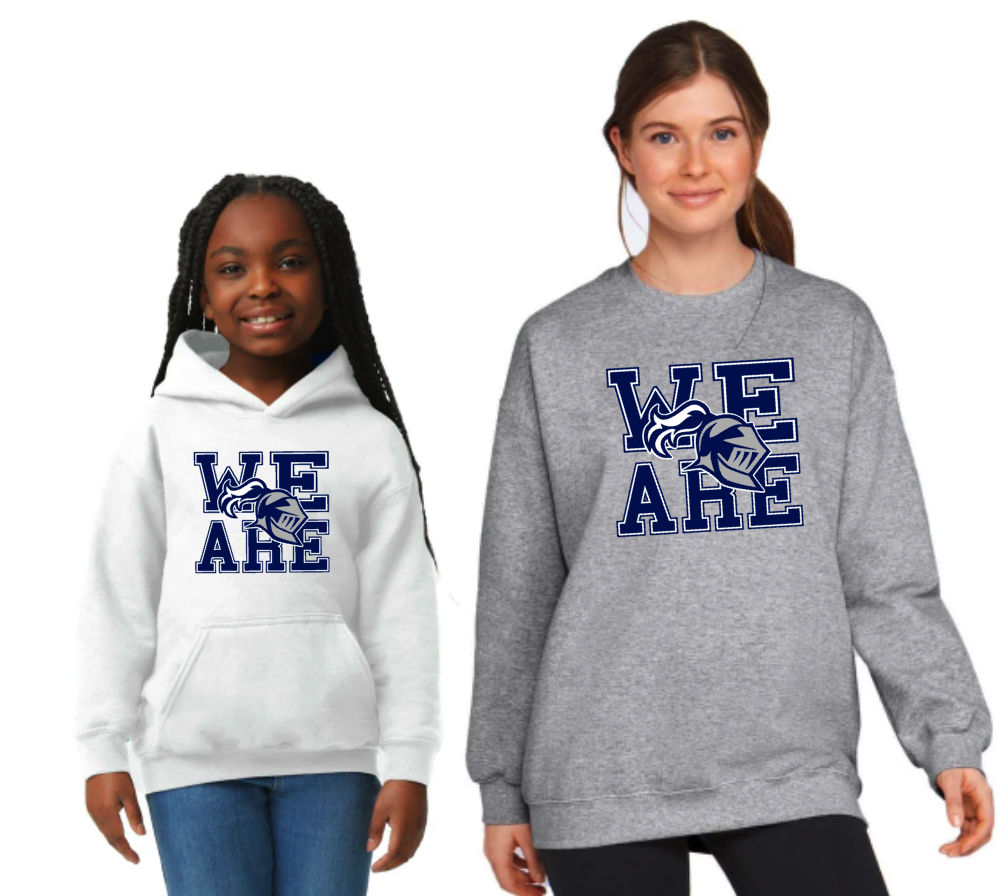 WE ARE Knights - Adult/Youth Unisex Crewneck/Hooded Sweatshirt