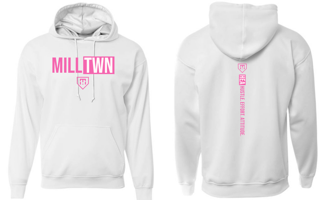 ADULT/UNISEX- Hooded & Crewneck Sweatshirts - White Cotton Candy Collection MT