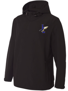 ADULT A4 Quarter Zip Force Windbreaker- N4263, Indian Land Logo Embroidered