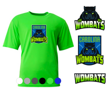 Load image into Gallery viewer, YOUTH- A4 Drifit Short Sleeve Tee - Carolina Wombats
