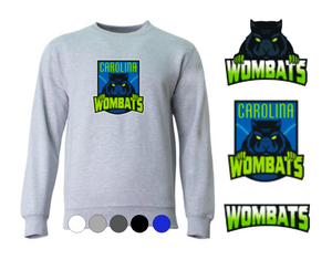 YOUTH A4 *Cotton* Legends Fleece Sweatshirt- Carolina Wombats