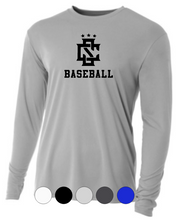 Load image into Gallery viewer, ADULT A4 Drifit Long Sleeve Tee - CS Logo Baseball/Softball
