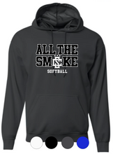 Load image into Gallery viewer, ADULT A4 Drifit Hooded Sweatshirt- All The Smoke Baseball/Softball
