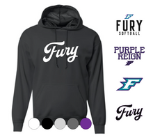 Load image into Gallery viewer, YOUTH A4 Drifit Hooded Sweatshirt- Fury
