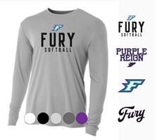 Load image into Gallery viewer, YOUTH A4 Drifit Long Sleeve Tee- Fury
