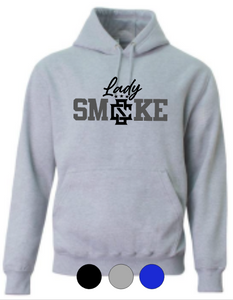 YOUTH A4 Cotton Hooded Sweatshirt- Lady Smoke