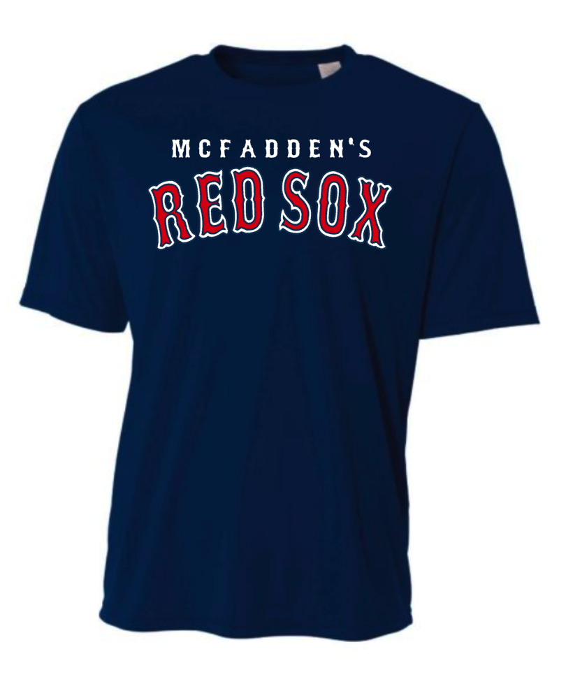 YOUTH Gildan Softstyle Short Sleeve Tee- McFaddens Red Sox