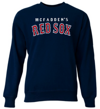 Load image into Gallery viewer, YOUTH A4 Cotton Feel Legends Crewneck Sweatshirt- McFadden&#39;s Red Sox Hoodie
