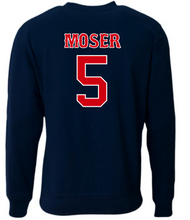 Load image into Gallery viewer, YOUTH A4 Cotton Feel Legends Crewneck Sweatshirt- McFadden&#39;s Red Sox Hoodie
