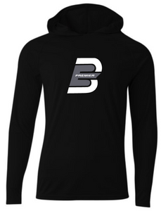 ADULT A4 Drifit Hooded Long Sleeve Tee - Bandits Elite Premier