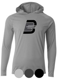 ADULT A4 Drifit Hooded Long Sleeve Tee - Bandits Elite Premier