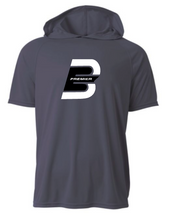 Load image into Gallery viewer, ADULT A4 Drifit Hooded Short Sleeve Tee - Bandits Elite Premier
