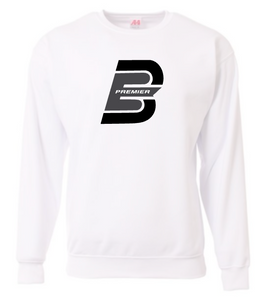 ADULT A4 Drifit Sprint Fleece Crewneck Sweatshirt- Bandits Elite Premier