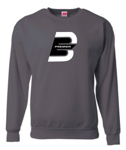 ADULT A4 Drifit Sprint Fleece Crewneck Sweatshirt- Bandits Elite Premier