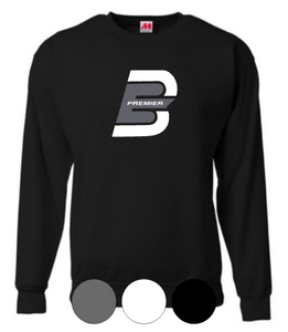 ADULT A4 Drifit Sprint Fleece Crewneck Sweatshirt- Bandits Elite Premier