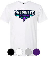 Load image into Gallery viewer, ADULT Gildan Softstyle Short Sleeve Tee- 64000- Palmetto Storm Bolt
