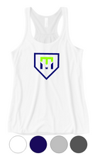 Load image into Gallery viewer, Womens Fit- MT Plate- Bella + Canvas Flowy Racerback Tank
