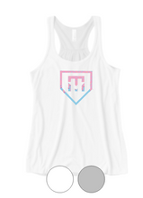 Load image into Gallery viewer, Womens Fit- ICECREAM DRIP- Bella + Canvas Flowy Racerback Tank
