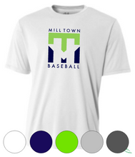 Load image into Gallery viewer, ADULT- Mill Town Baseball Design- Short Sleeve Tee
