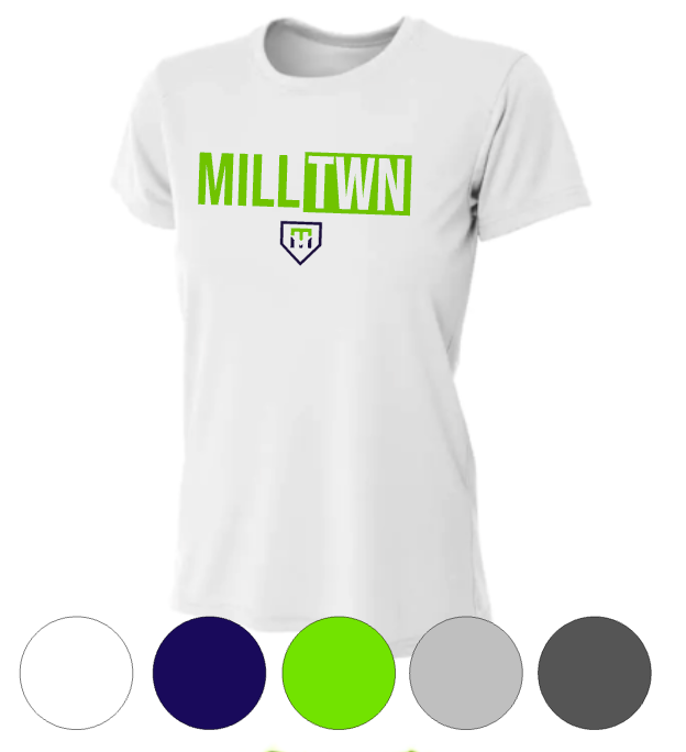 WOMENS FIT - Mill Twn HEA Design- Short Sleeve Tee