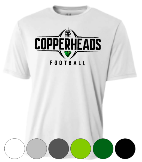 ADULT- 2025 Copperhead Football - Short Sleeve Tee