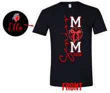 Load image into Gallery viewer, Adult/Unisex SHORT SLEEVE TEE- Senior ****MOM**** 2026 South Point Red Raiders Dance Team, XL Print
