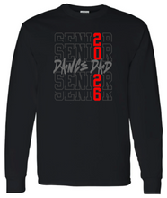 Load image into Gallery viewer, Adult/Unisex LONG SLEEVE TEE- 2026 Senior Dance Dad
