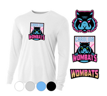 Load image into Gallery viewer, ADULT A4 *Drifit* Long Sleeve Tee- Icecream Wombats Design
