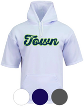 Load image into Gallery viewer, ADULT/YOUTH - Town Design- Hooded SHORT SLEEVE **SWEATSHIRT**
