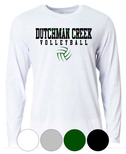 ADULT- Dutchman Creek Volleyball  - Long Sleeve Tee