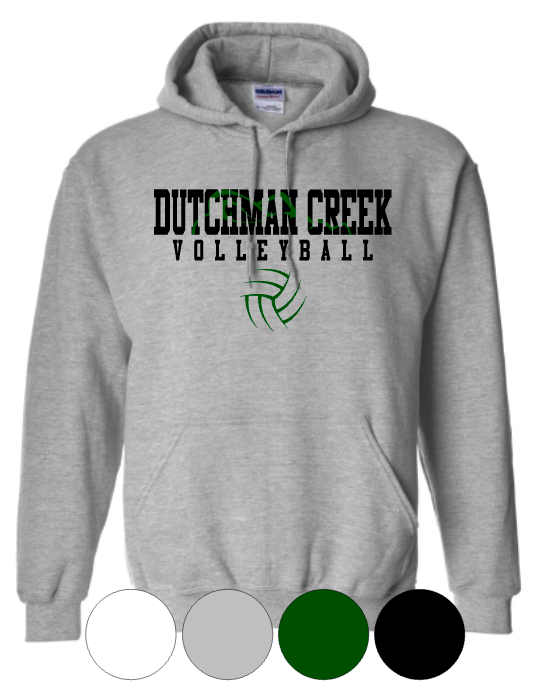 ADULT- Dutchman Creek Volleyball - Hooded Sweatshirt