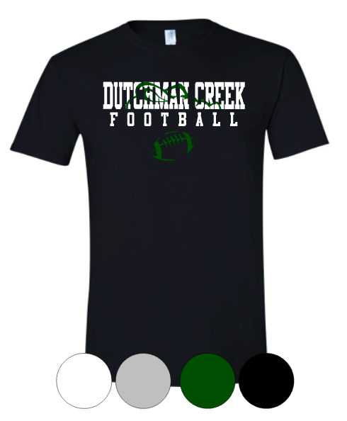 YOUTH- Dutchman Creek Football - Short Sleeve Tee