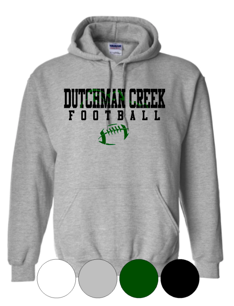 ADULT- Dutchman Creek Football - Hooded Sweatshirt