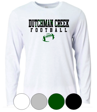 ADULT- Dutchman Creek Football - Long Sleeve Tee