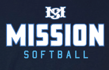 Load image into Gallery viewer, Adult &amp; Youth- MS Mission Softball - Crewneck Sweatshirt
