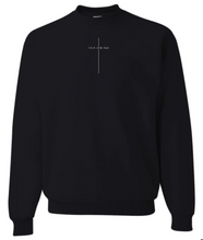 Load image into Gallery viewer, Adult Crewneck Sweatshirt: FRONT: FAITH OVER FEAR **FRONT &amp; BACK**
