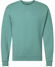 Load image into Gallery viewer, Adult Crewneck Sweatshirt: FRONT: FAITH OVER FEAR **FRONT &amp; BACK**
