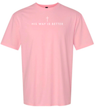 Load image into Gallery viewer, Adult Softstyle Short Sleeve Tee: FRONT: His way is better *front/centered only*
