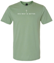 Load image into Gallery viewer, Adult Softstyle Short Sleeve Tee: FRONT: His way is better *front/centered only*

